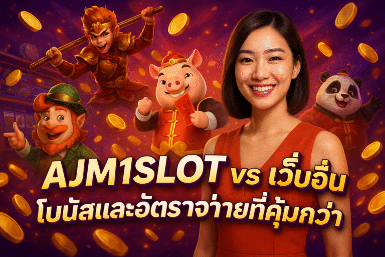 AJM1SLOT vs เว็บอื่น โบนัสและอัตราจ่ายที่คุ้มกว่า