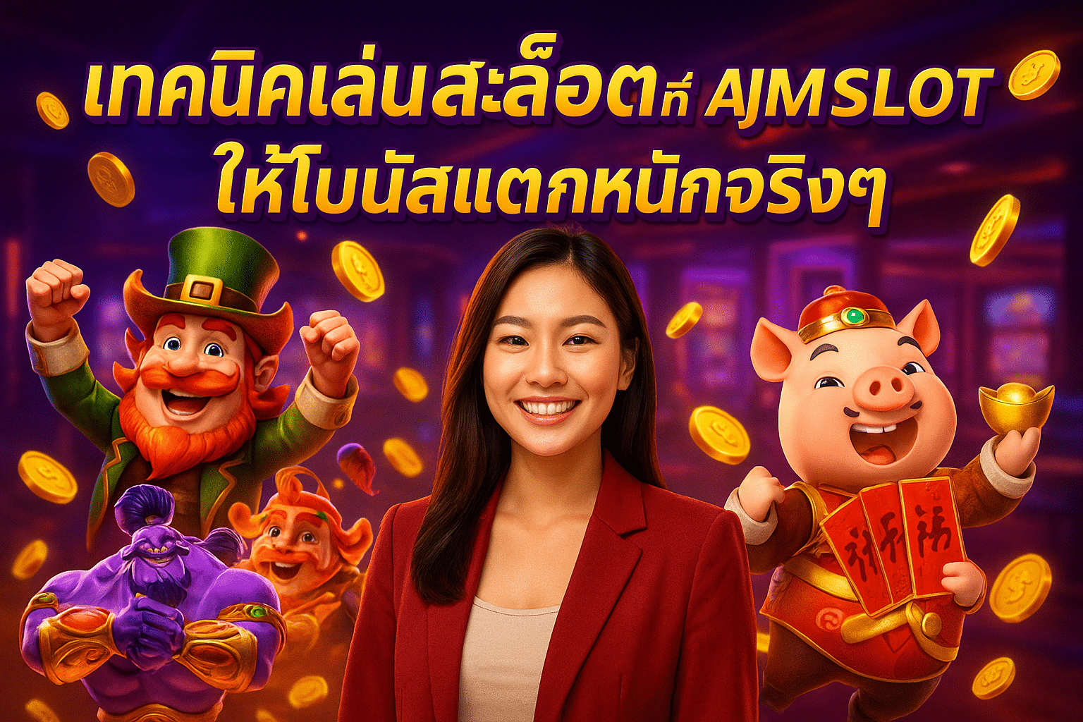 เทคนิคเล่นสล็อตที่ AJM1SLOT ให้โบนัสแตกหนักจริงๆ